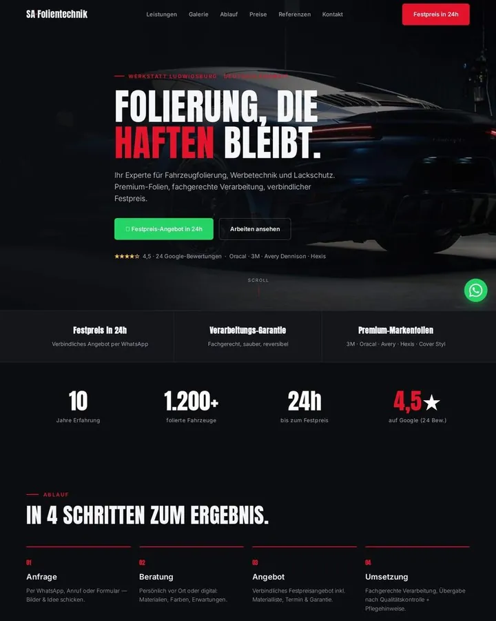 Website S.A. Folientechnik